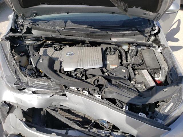 JTDKARFU5L3114230 - 2020 TOYOTA PRIUS L SILVER photo 11