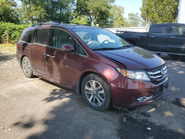 5FNRL5H91GB051128 - 2016 HONDA ODYSSEY TOURING MAROON photo 4