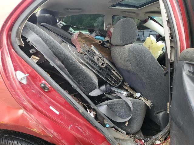 1NXBR32E86Z753586 - 2006 TOYOTA COROLLA CE 红色 照片 10