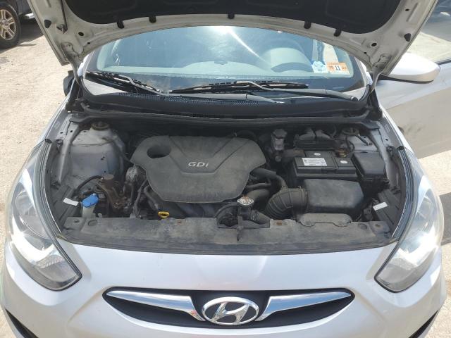 KMHCT5AE5CU024556 - 2012 HYUNDAI ACCENT GLS SILVER photo 11