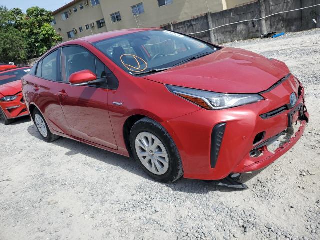 JTDKAMFU5M3151816 - 2021 TOYOTA PRIUS SPECIAL EDITION RED photo 4