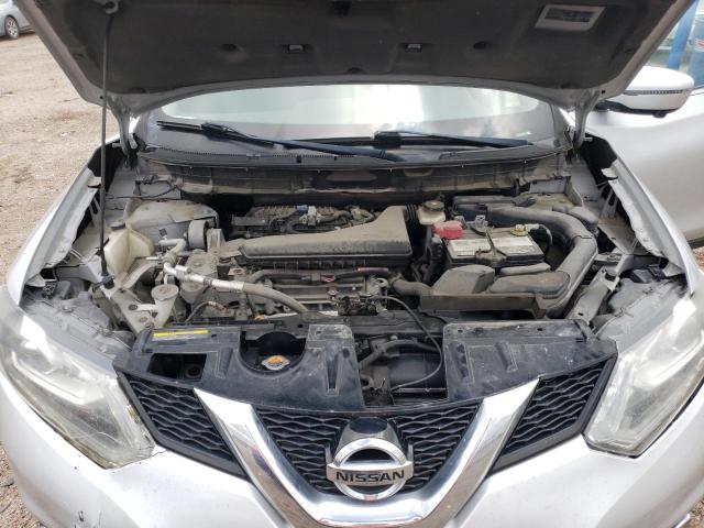 5N1AT2MV4GC883568 - 2016 NISSAN ROGUE S SILVER photo 12