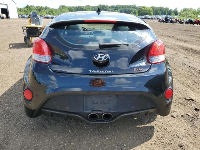 KMHTC6AE1FU229799 - 2015 HYUNDAI VELOSTER TURBO BLACK photo 6