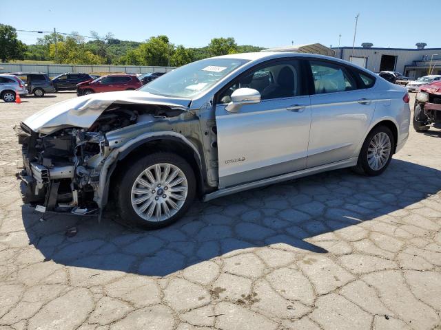 3FA6P0LU5FR136272 - 2015 FORD FUSION SE HYBRID SILVER photo 1