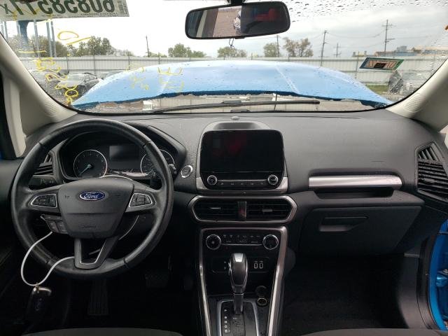 MAJ3P1TE1JC238046 - 2018 FORD ECOSPORT SE Azul foto 9