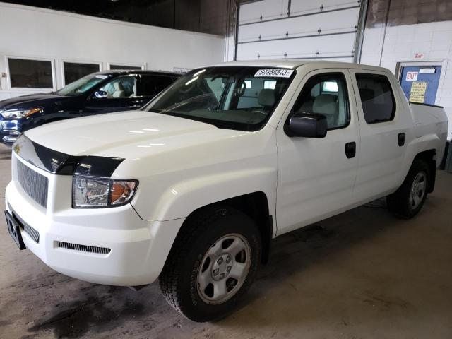 2HJYK16207H528585 - 2007 HONDA RIDGELINE RT WHITE photo 1