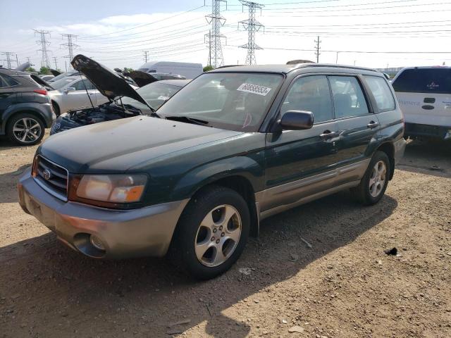 JF1SG65623H713059 - 2003 SUBARU FORESTER 2.5XS Зеленый фото 1