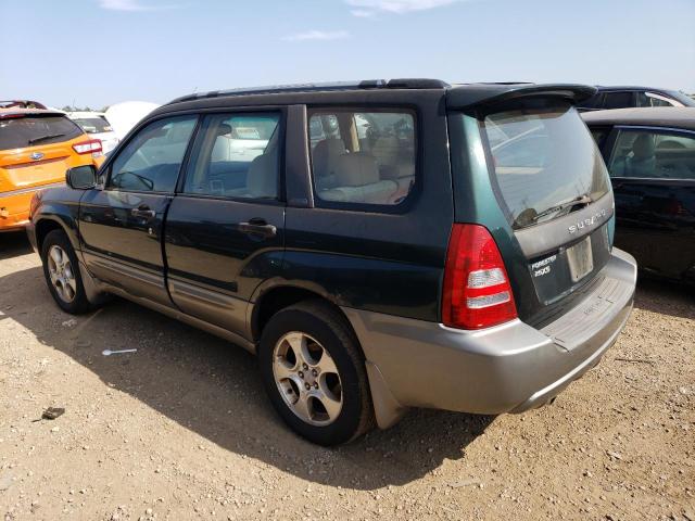 JF1SG65623H713059 - 2003 SUBARU FORESTER 2.5XS Зеленый фото 2