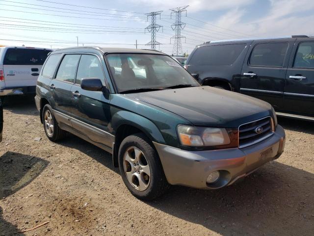 JF1SG65623H713059 - 2003 SUBARU FORESTER 2.5XS Зеленый фото 4