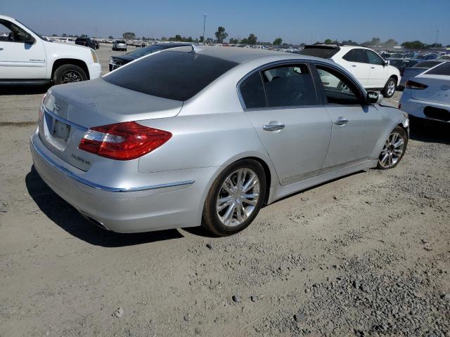 KMHGC4DF6CU174689 - 2012 HYUNDAI GENESIS 4.6L SILVER photo 3