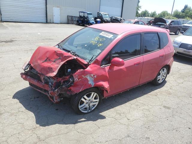 JHMGD38647S022450 - 2007 HONDA FIT S RED photo 1