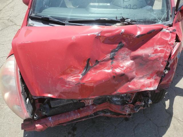 JHMGD38647S022450 - 2007 HONDA FIT S RED photo 11