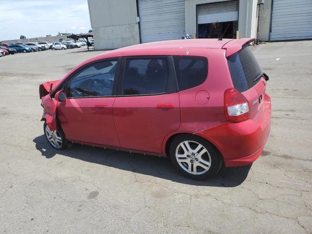 JHMGD38647S022450 - 2007 HONDA FIT S RED photo 2