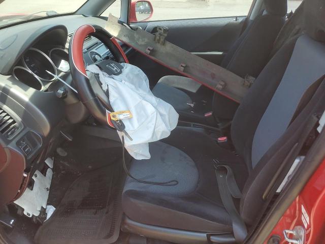 JHMGD38647S022450 - 2007 HONDA FIT S RED photo 7