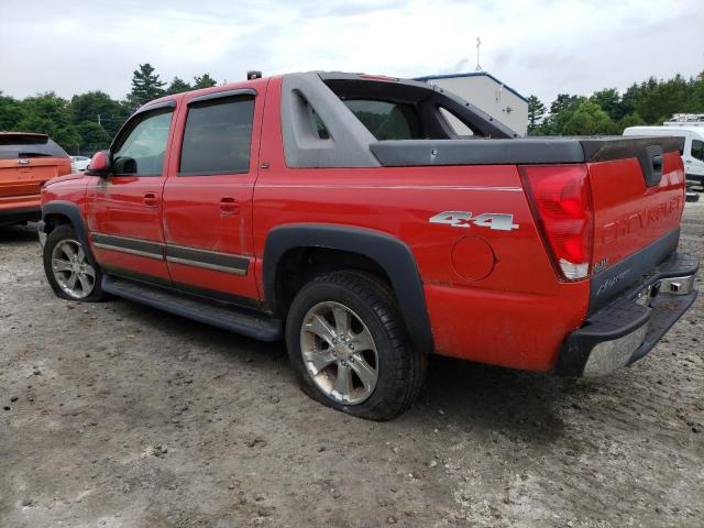 3GNEK12Z26G134019 - 2006 CHEVROLET AVALANCHE K1500 RED photo 2