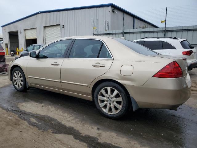 1HGCM66597A082582 - 2007 HONDA ACCORD EX GOLD photo 2