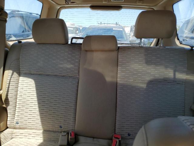 JF1SG65625H725263 - 2005 SUBARU FORESTER 2.5XS წითელი ფოტო 10