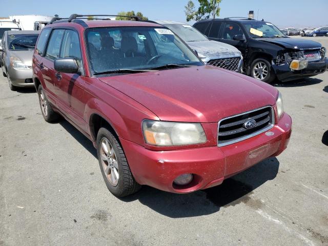 JF1SG65625H725263 - 2005 SUBARU FORESTER 2.5XS RED photo 4