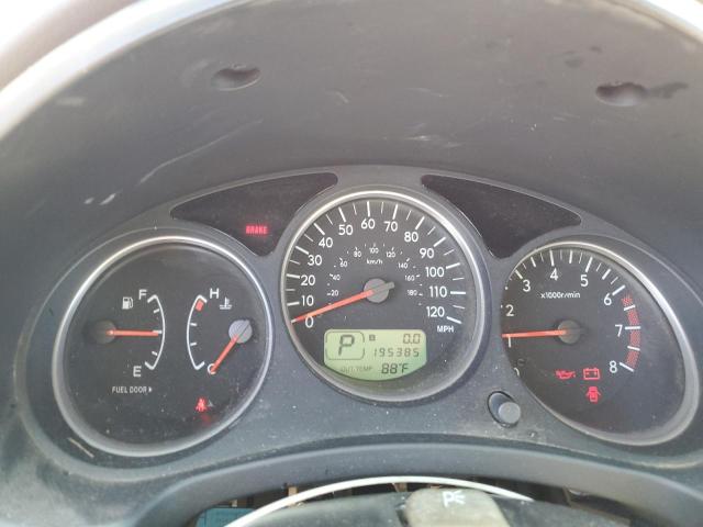 JF1SG65625H725263 - 2005 SUBARU FORESTER 2.5XS წითელი ფოტო 9