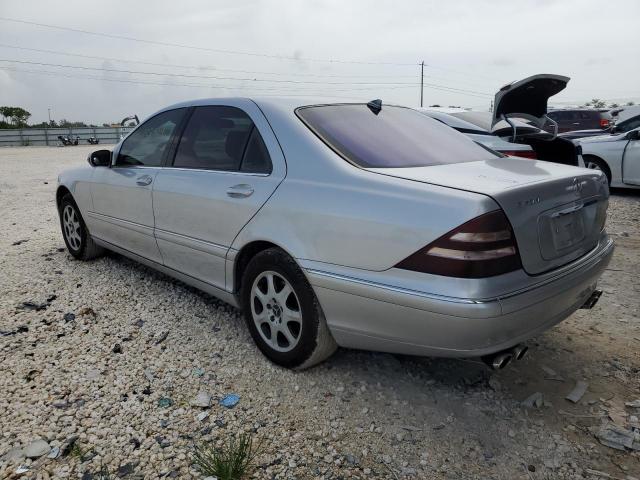 WDBNG70J12A296449 - 2002 MERCEDES-BENZ S 430 SILVER photo 2