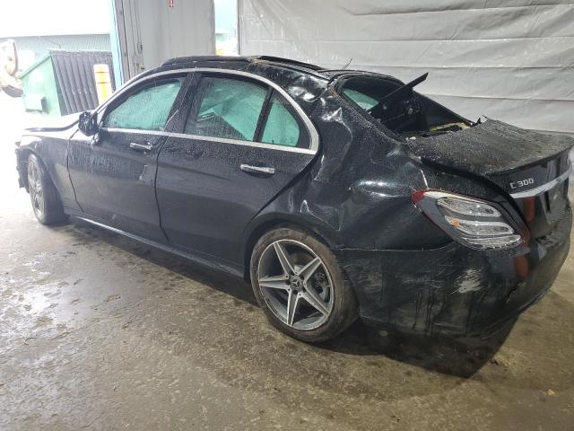 55SWF4KB0JU265405 - 2018 MERCEDES-BENZ C 300 4MATIC BLACK photo 2
