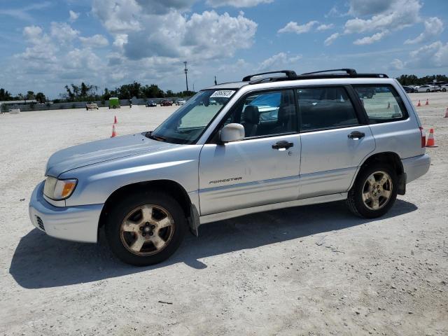 JF1SF65692H739269 - 2002 SUBARU FORESTER S SILVER photo 1