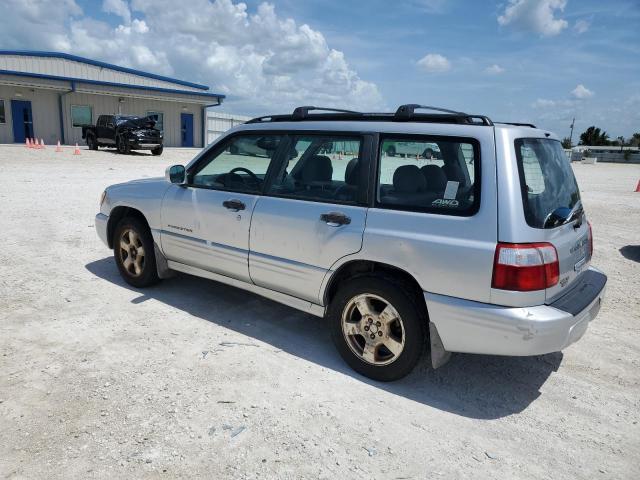 JF1SF65692H739269 - 2002 SUBARU FORESTER S SILVER photo 2