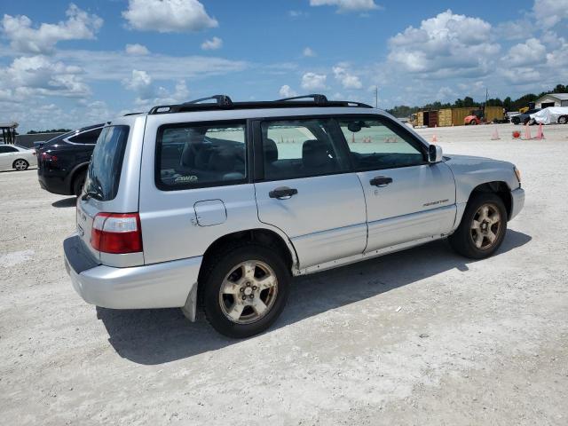JF1SF65692H739269 - 2002 SUBARU FORESTER S SILVER photo 3