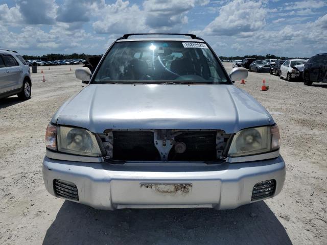 JF1SF65692H739269 - 2002 SUBARU FORESTER S SILVER photo 5