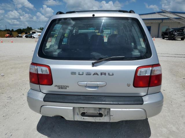 JF1SF65692H739269 - 2002 SUBARU FORESTER S SILVER photo 6