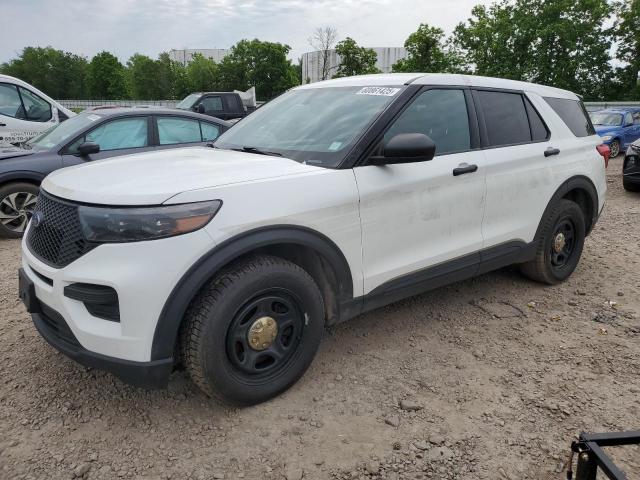1FM5K8ABXNGA31863 - 2022 FORD EXPLORER POLICE INTERCEPTOR 白色 照片 1
