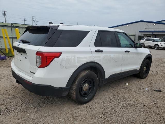 1FM5K8ABXNGA31863 - 2022 FORD EXPLORER POLICE INTERCEPTOR 白色 照片 3