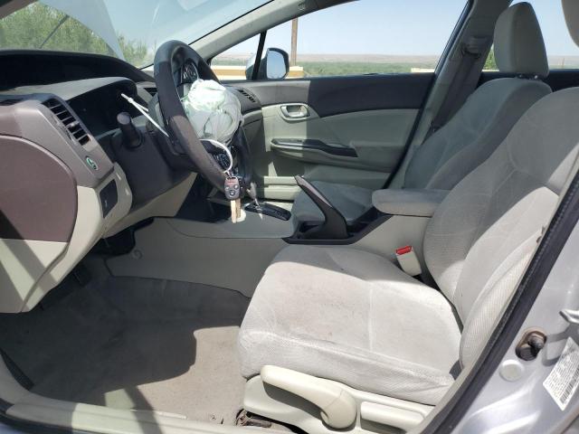 2HGFB2F54CH593348 - 2012 HONDA CIVIC LX SILVER photo 7