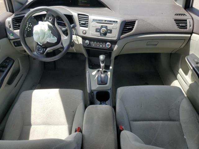 2HGFB2F54CH593348 - 2012 HONDA CIVIC LX SILVER photo 8