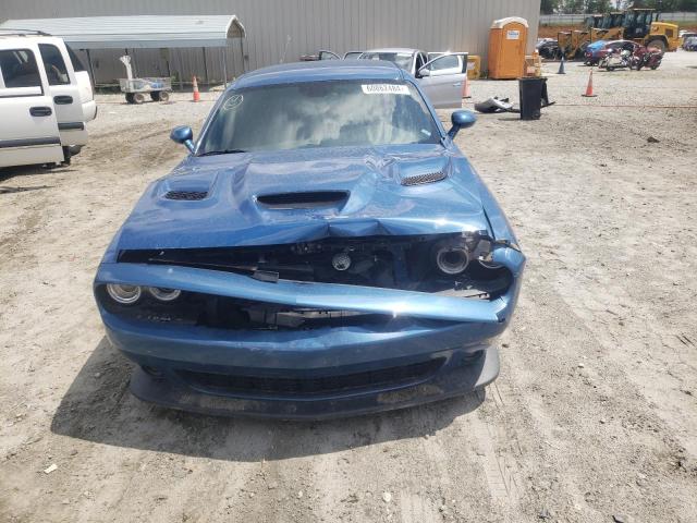 2C3CDZFJ8MH624091 - 2021 DODGE CHALLENGER R/T SCAT PACK BLUE photo 5