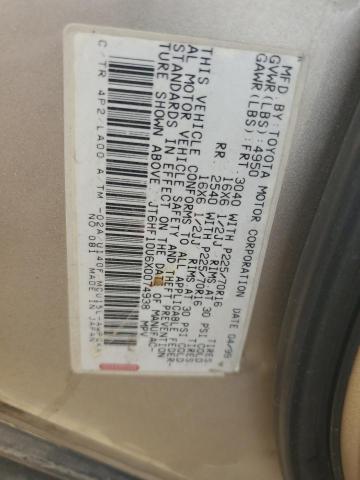 JT6HF10U6X0074938 - 1999 LEXUS RX 300 TAN photo 13