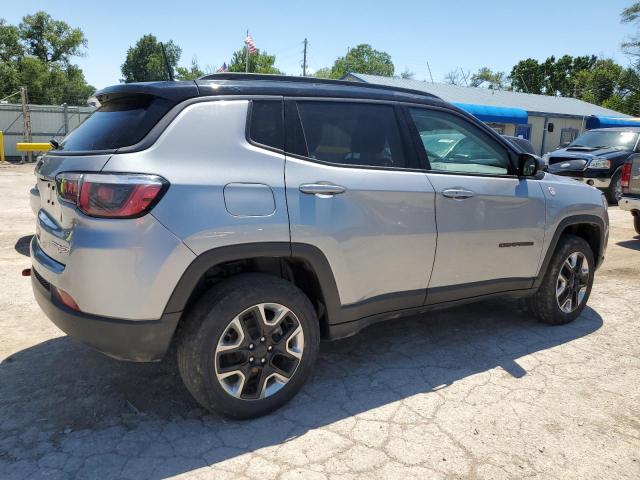 3C4NJDDB6HT641464 - 2017 JEEP COMPASS TRAILHAWK SILVER photo 3