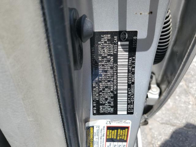 4T1BK3DB0BU431512 - 2011 TOYOTA AVALON BASE SILVER photo 12