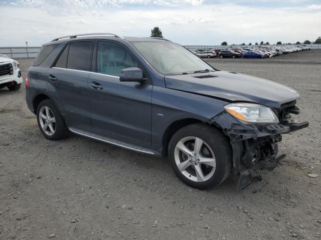 4JGDA5HB6CA027246 - 2012 MERCEDES-BENZ ML 350 4MATIC GRAY photo 4