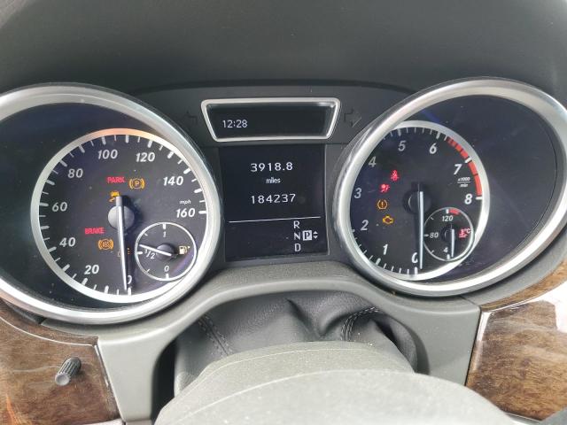 4JGDA5HB6CA027246 - 2012 MERCEDES-BENZ ML 350 4MATIC GRAY photo 9