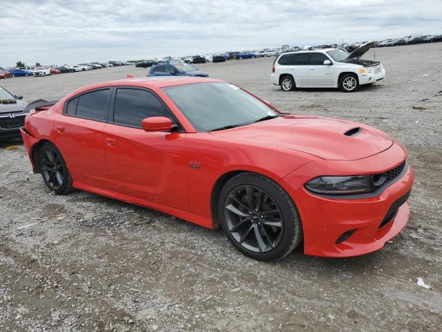 2C3CDXGJ1KH645171 - 2019 DODGE CHARGER SCAT PACK RED photo 4