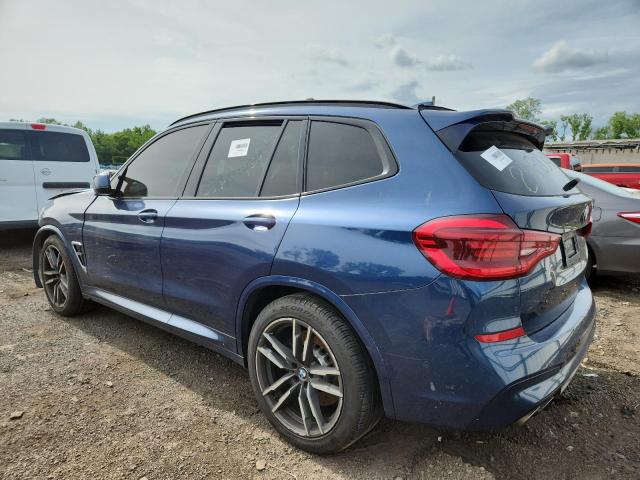 5YMTS0C06LLT10456 - 2020 BMW X3 M COMPETITION BLUE photo 2