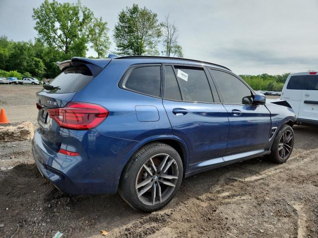 5YMTS0C06LLT10456 - 2020 BMW X3 M COMPETITION BLUE photo 3