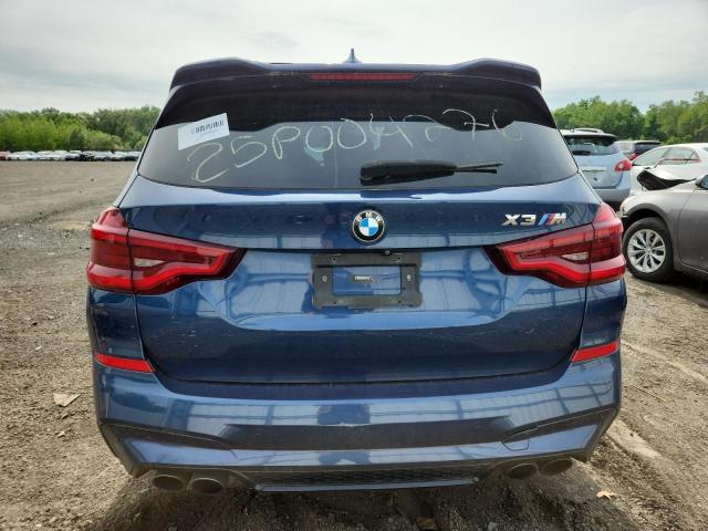 5YMTS0C06LLT10456 - 2020 BMW X3 M COMPETITION BLUE photo 6