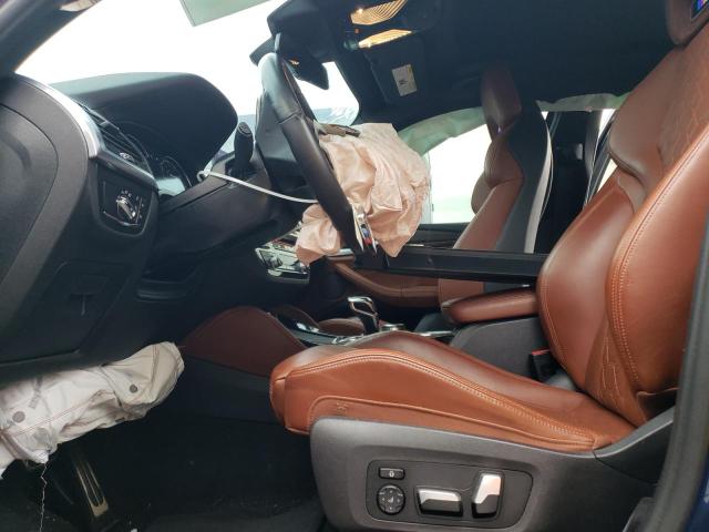 5YMTS0C06LLT10456 - 2020 BMW X3 M COMPETITION BLUE photo 7