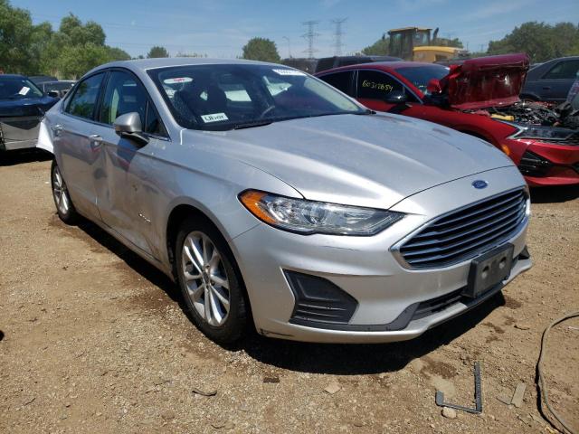 3FA6P0LU9KR156714 - 2019 FORD FUSION SE SILVER photo 4