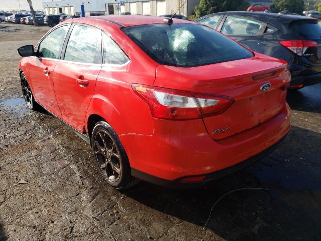 1FAHP3H24CL328715 - 2012 FORD FOCUS SEL RED photo 3