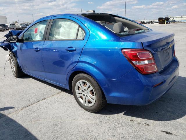 1G1JB5SH4H4110075 - 2017 CHEVROLET SONIC LS 蓝色 照片 3