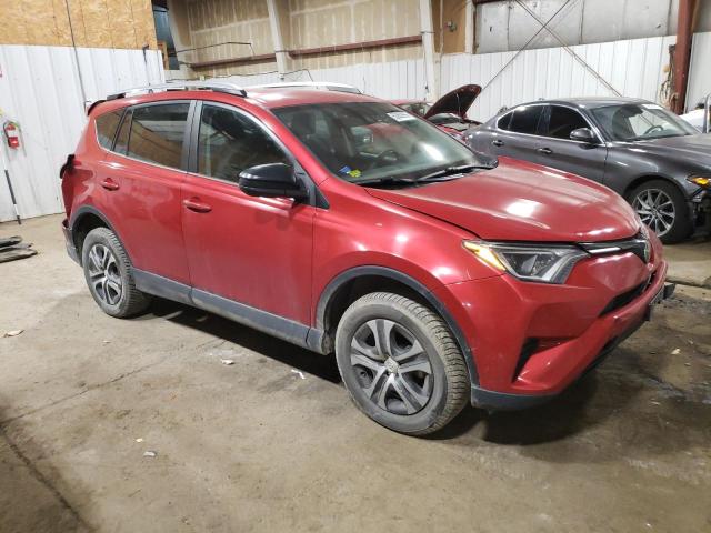 2T3BFREV3HW619148 - 2017 TOYOTA RAV4 LE წითელი ფოტო 4