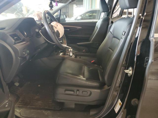 5FNYF6H57HB057068 - 2017 HONDA PILOT EXL BLACK photo 7
